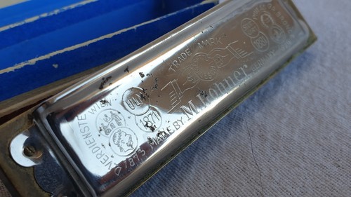 M.Hohner Mundharmonika Vereins-Harmonika Hohner Orchester I - in original Etui - Bild 2 von 11