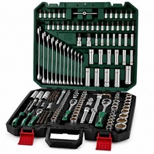 Parkside 216 Piece Car Ratchet & Socket Bit Set High Quality Laser Cut Vehicle 