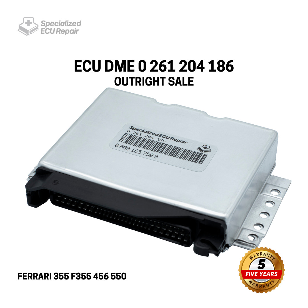 Ferrari 355 F355 456 550 ECU Bosch 0 261 204 186 M5.2 "NO CORE CHARGE"