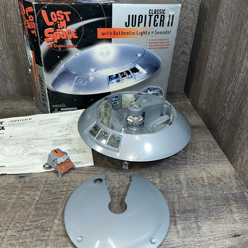 Trendmasters Lost In Space Classic Jupiter 2 Spaceship With Box . Tested - Works