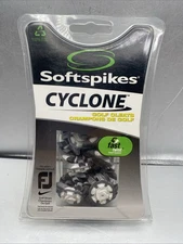 Soft Spikes Cyclone Golf Cleats Gray  (Fast Twist) Classic 18 Cleats NEW