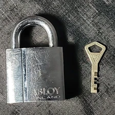 Abloy Finland 341 Enforcer High Security Padlock  With 1 Key
