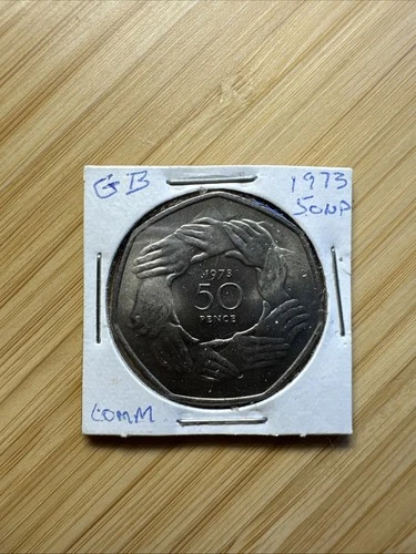 1973 UK 50 Pence — photo from the most recent tracked eBay sale