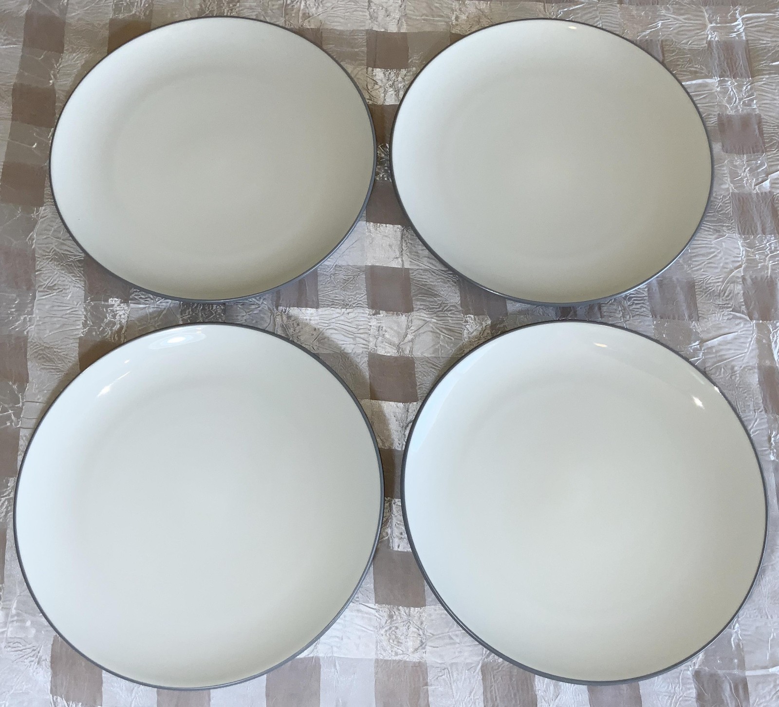 Of (4) Noritake Colorwave Slate Dinner Plates 10 3/4" 5107 G