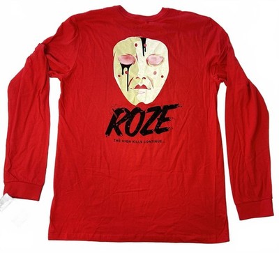Call Of Duty Roze Red Long Sleeve Graphic Mens Large NWT Activision