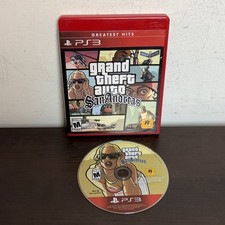 Grand Theft Auto: San Andreas Greatest Hits PS Sony PlayStation 3 DISC LikeNEW