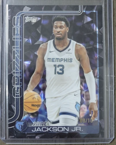 SSP?2025-26 Topps Basketball Jaren Jackson Jr “Black” 08/10 #184 Grizzlies