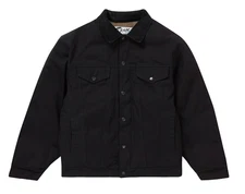 NEW Supreme Schott Canvas Down Trucker Jacket Size M Black