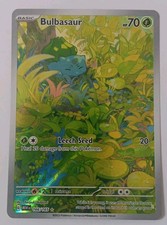     Bulbasaur 166/165 Scarlet And Violet 151 IR Full Art Holo   MINTY GRADEWORTHY