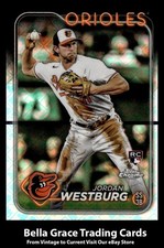 2024 Topps Chrome Logofractor Edition Jordan Westburg #277 Orioles Rookie MLB 
