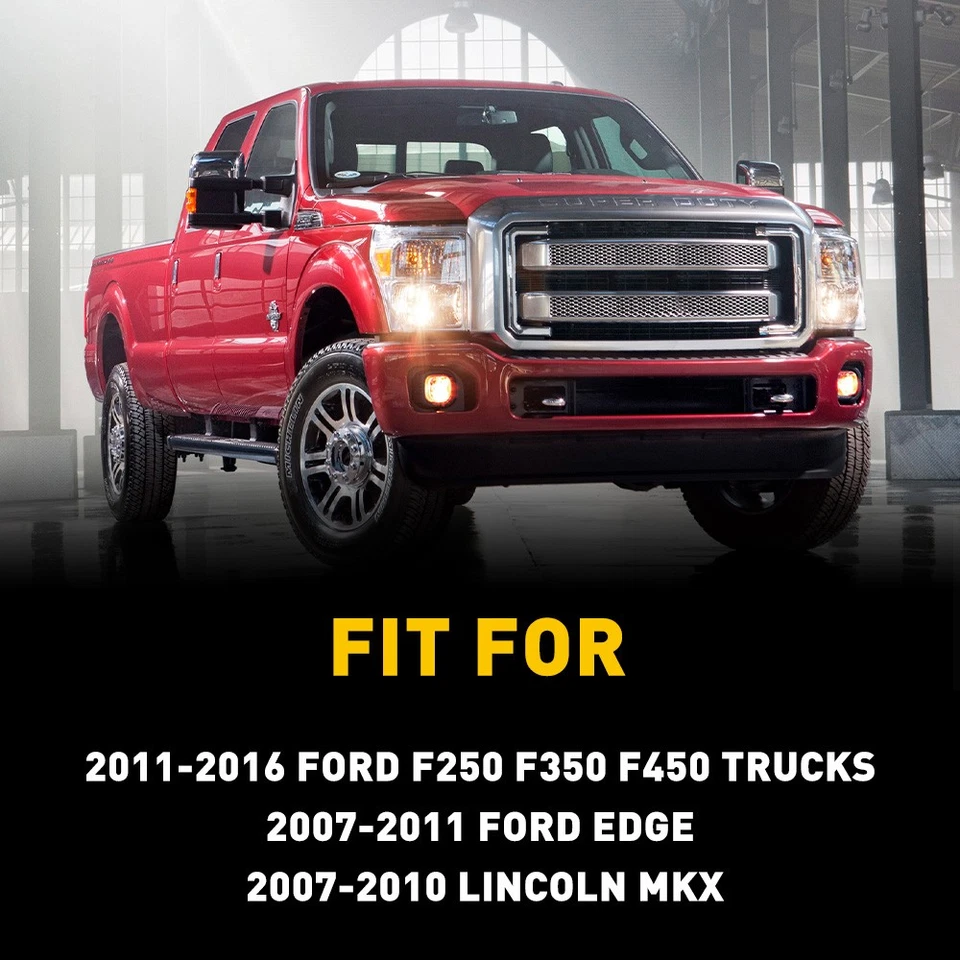 For 2011-2016 Ford F250 F350 F450 F550 Super Duty 2pcs Windshield Washer Nozzle - Image 2 of 4