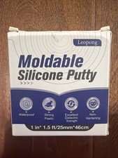 New Moldable Silicone Putty 1 x 1.5 Gray Waterproof Moldable Putty