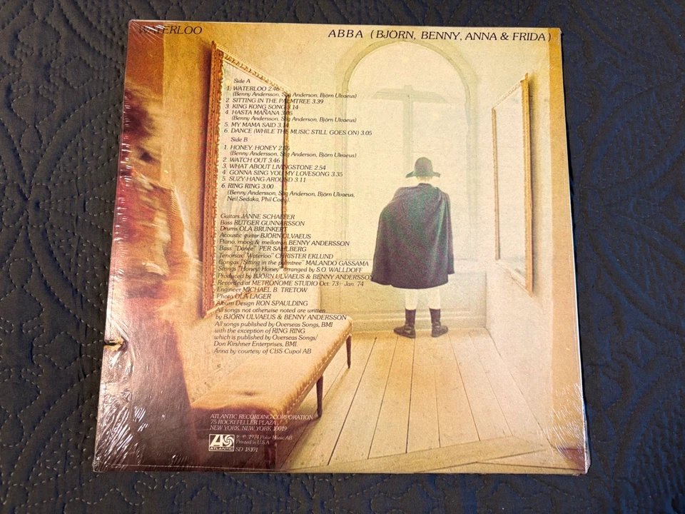 ABBA  WATERLOO   ORIGINAL  SEALED "NEVER PLAYED"  "VINTAGE VINYL RECORD ALBUM Foto 2 de 4