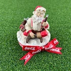 Vintage Coca Cola Santa Claus Decorative Christmas Holiday Candle Topper 1993