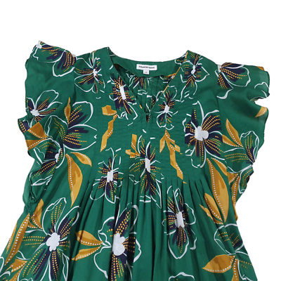 Country Road Size 10 Green Floral Cotton Pintuck Flutter Short Sleeve Maxi Dress | eBay Australia Country Road Size 10 Green Floral Cotton Pintuck Flutter Short Sleeve Maxi Dress | eBay Australia