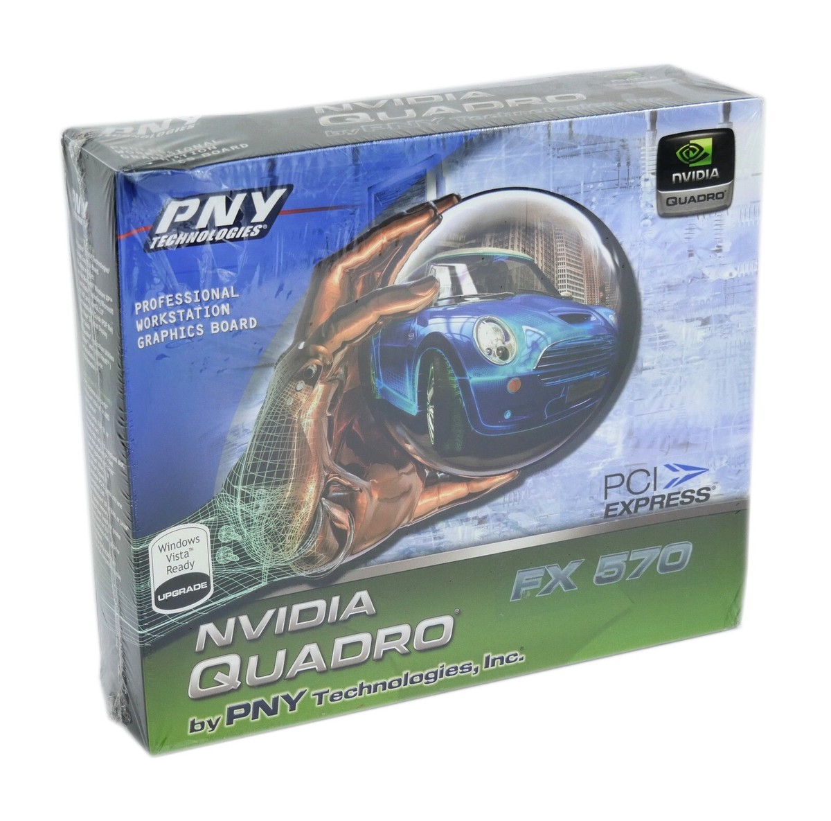 PNY NVIDIA Quadro FX 570 FX570 VCQFX570 256MB DDR2 SDRAM PCI