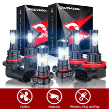 For Dodge Durango 2011 2012 2013 6000k Led Headlights Fog Light Combo 6x Bulbs