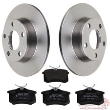 AUDI Allroad 4BH 2.5 TD Set 2 Bremsscheiben 4 Bremsbeläge hinten Hinterachse