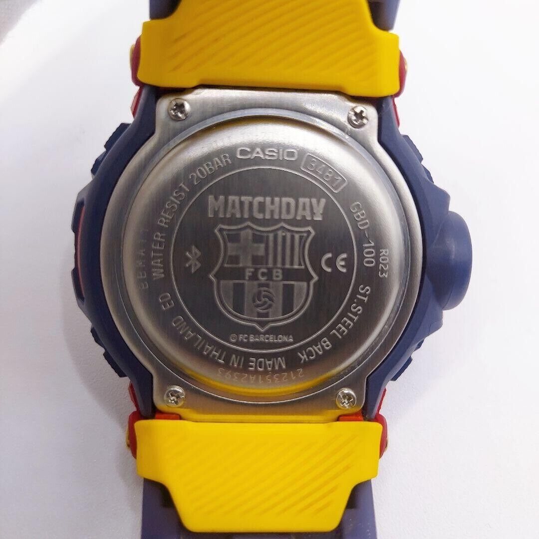 CASIO G-SHOCK FC Barcelona Matchday collaboration GBD-100BAR CASIO G-SHOCK FC Barcelona Matchday collaboration GBD-100BAR