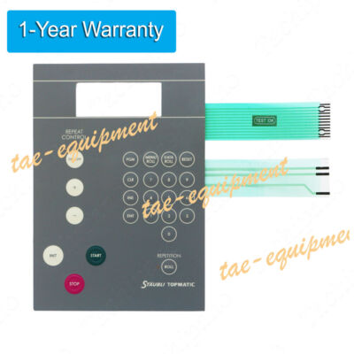 Membrane keypad switch keyboard for Repeat Control Repetition Staubli TopMatic