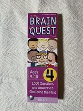 Brain Quest Decks: Grade 4, DECK 1, Revised 4th Edition : 1,500 Questions 