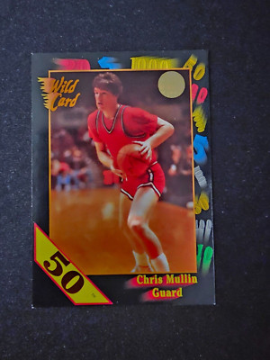1992 Wild Card Collegiate 50 Stripe Chris Mullin #13 HOF