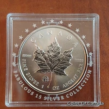 2018 Canada $5 Fabulous 15 F15 Privy Mark Silver Maple Leaf Coin #coinsofcanada