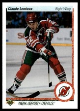 1990-91 Upper Deck CLAUDE LEMIEUX #447 Devils - FREE Ship!