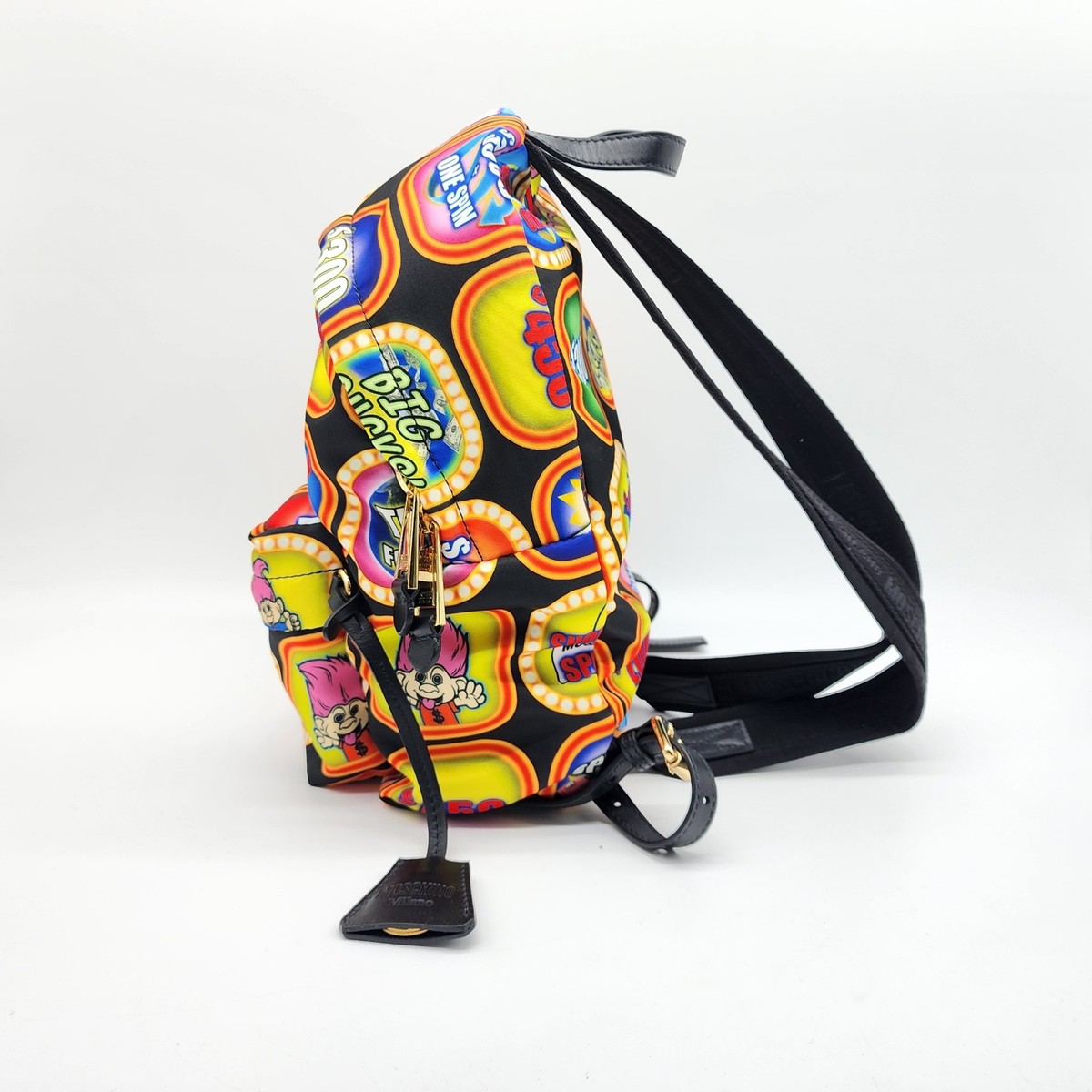 Moschino Couture x Jeremy Scott Slot Machine Fantasy Print Backpack - New $995 Moschino Couture x Jeremy Scott Slot Machine Fantasy Print  main image 4