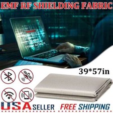 EMF Shielding Fabric Anti Radiation Protection Wifi Blocking DIY Faraday Cage US