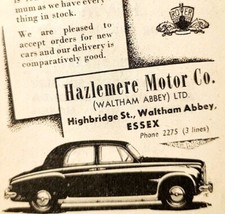 1954 Hazlemore Motor Co Essex Car Mechanic Advertisement Automobilia E89g2