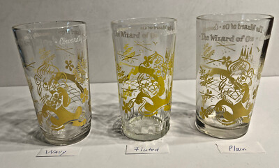 Various Wizard Of OZ Swift & Co. Glass Tumblers~ Multiple Versions 1953 -  1960 + | eBay