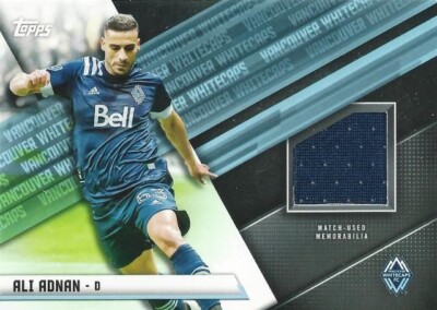 2021 Topps Major League Soccer 'MLS Relic' cards