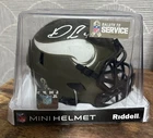 Dalvin Cook Signed Minnesota Vikings Riddell Mini Helmet BECKETT/COA STS