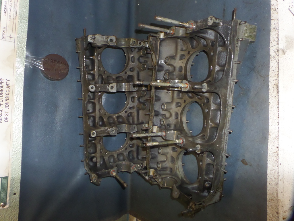 3セット LYCOMING GO-480-D1A GO480 AIRCRAFT ENGINE CRANKCASE CRANK CASE