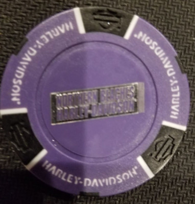 NORTHERN BEACHES HD~Australia ~ (Purple/Black) Harley Poker Chip~Golf Marker