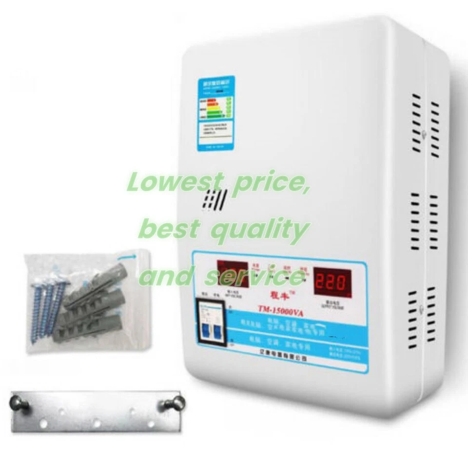 1PC 15KW Automatic Voltage Stabilizer AC regulator Power Supply 130-270V to 220V - Image 2 of 3