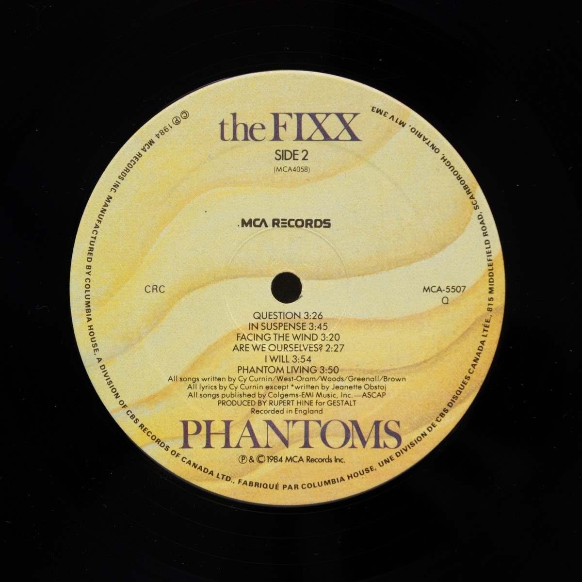 The Fixx Phantoms LP Vinyl Album Record 1984 MCA MCA4057 | eBay
