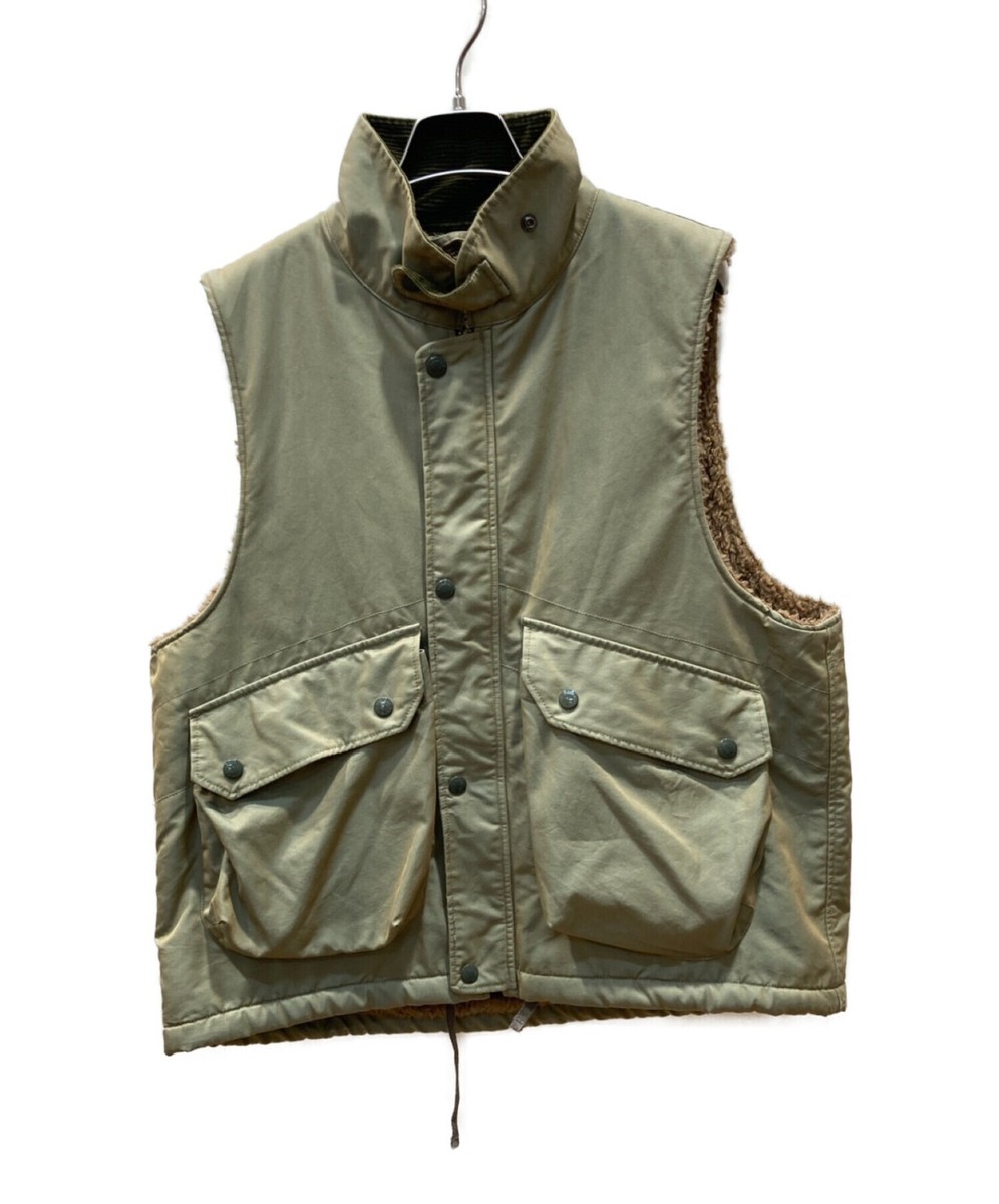 Engineered Garments men's Field Vest PC size M olive Solid Engineered Garments men's Field Vest PC size M olive Solid