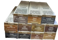 11 pc MIXED LOT ALOXXI Tones CDP COMPLEX Demi Permanent HAIR COLOR 2 oz ea