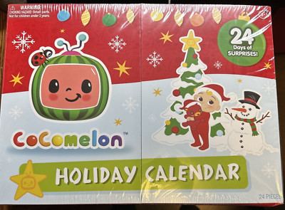 Kids CoComelon Advent Holiday Calendar 24 Piece 2022 SEALED NIB Christmas Gift