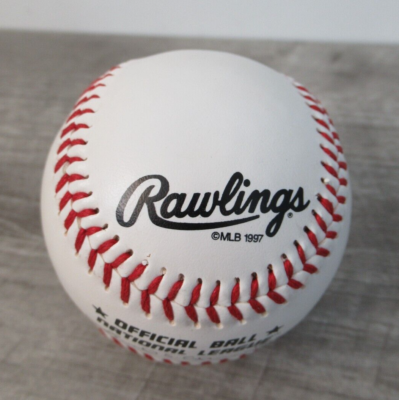 Atlanta Braves Vintage Rawlings Baseball 1997 Souvenir Logo Ball Vinyl Cover