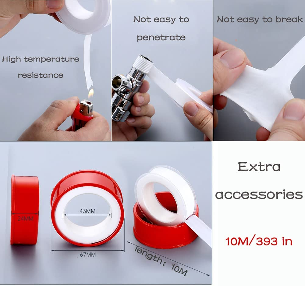 30Pcs Propane Tank Gasket & ORings with 1Roll PTFE Thread Seal Tapes, 0.59In Pr 7445009449406