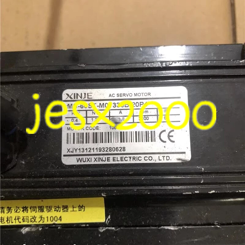 1PC USED Xinjie servo motor MS-60ST-M01330B-20P4 400W #LD - Image 2 of 2