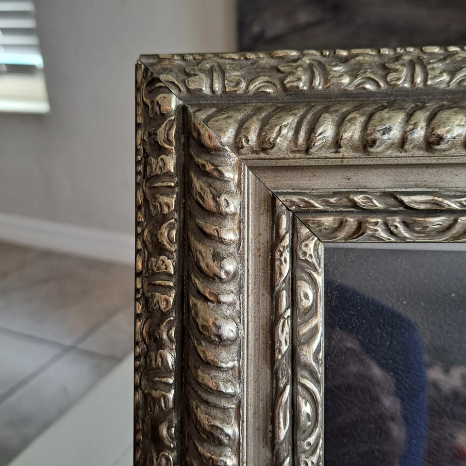 Sheffield Home Elegant Ornate Beaded Silver 8x10 Picture Frame - Image 3 of 4