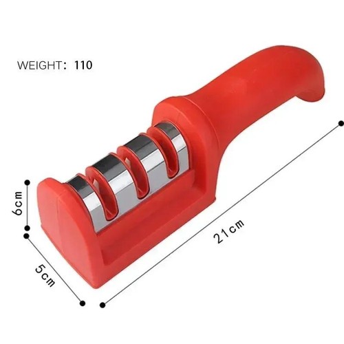 3-segment Knife Sharpener Stainless Steel Kitchen Tool for All Knives - Picture 8 of 26