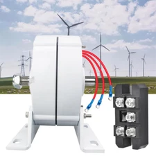 800W Permanent Magnet Generator Electric 3 Phase AC Alternator With Rectifier