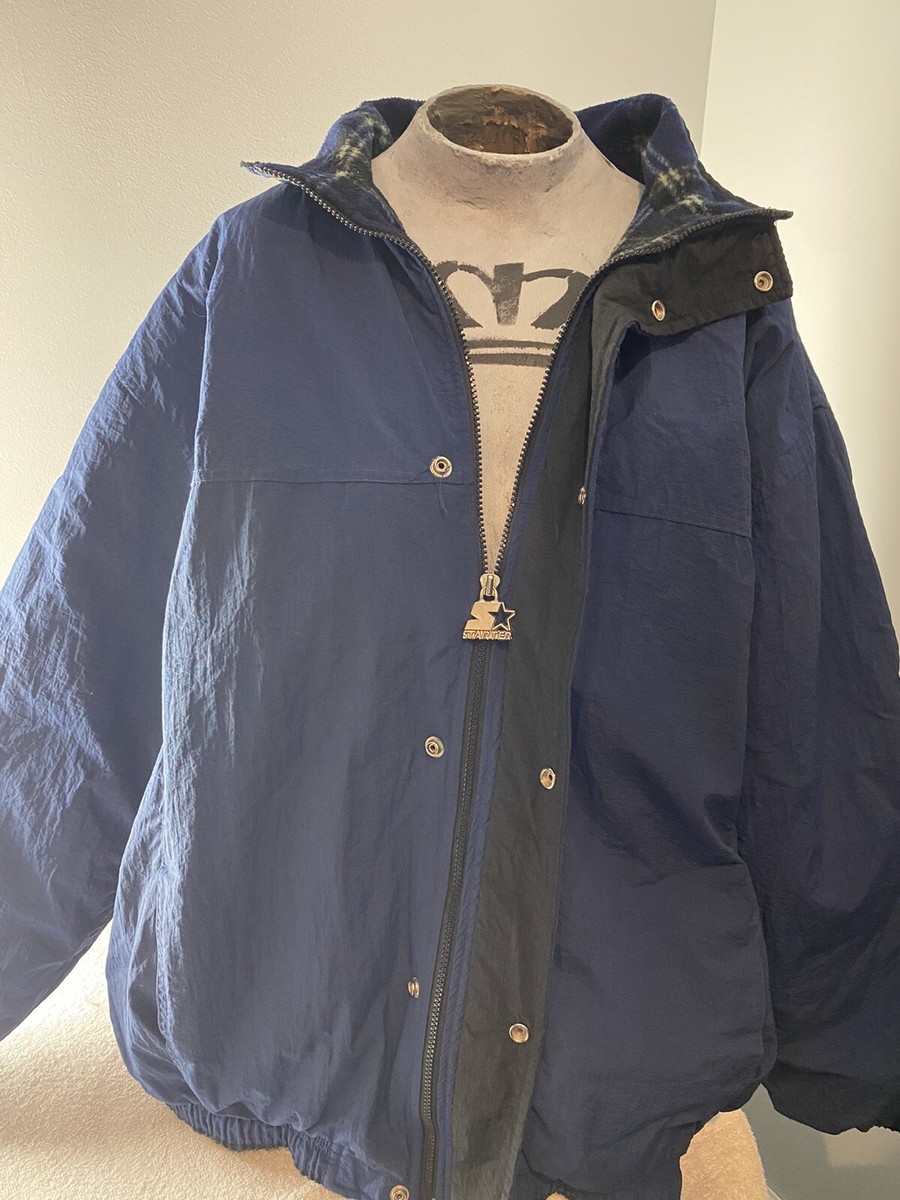 Vintage 90s Starter Jacket Full Zip Size XL Rare Blue | eBay Vintage 90s Starter Jacket Full Zip Size XL Rare Blue | eBay