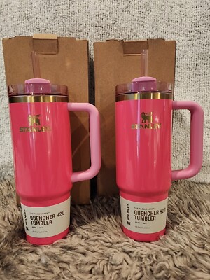 Stanley Pink Parade 30oz Quencher Tumbler Pink Gold LIMITED In Hand