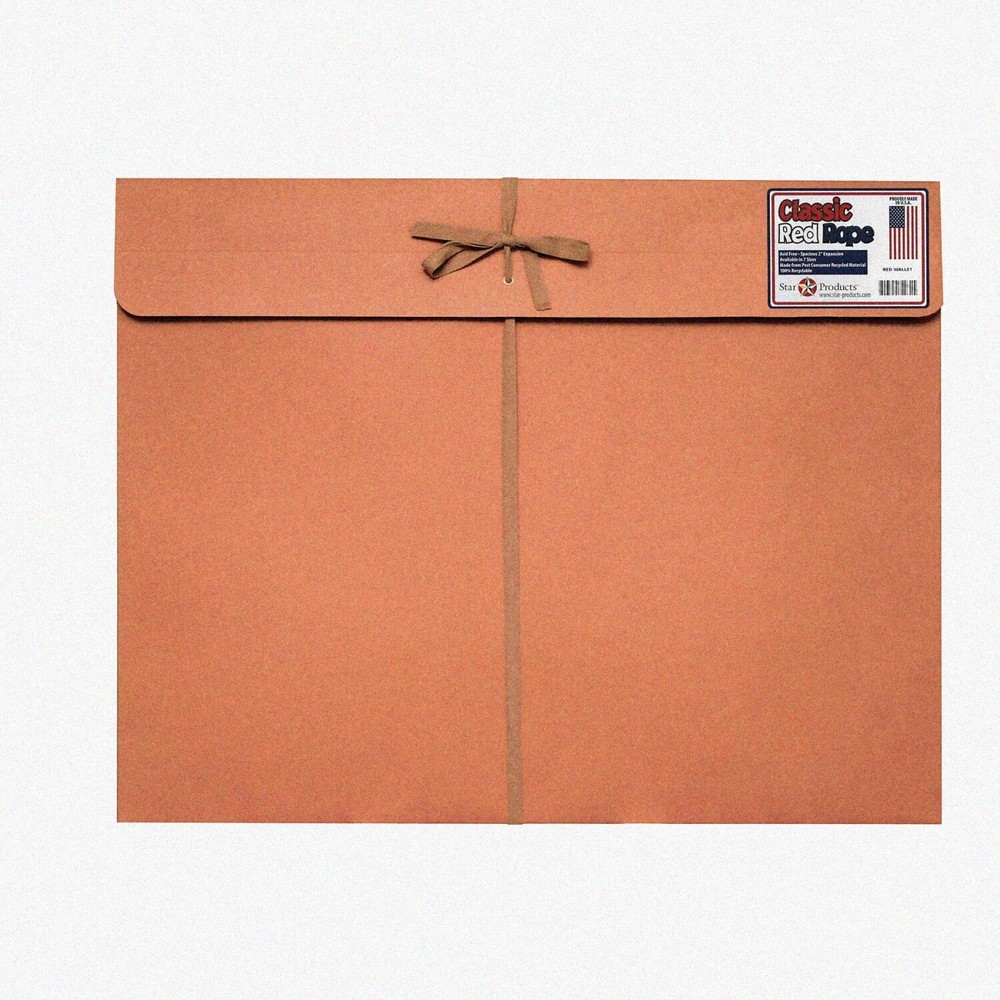 RedRope ArtGuard: 17x22 Artist Portfolio with Tie Tape Closure for Poster & Art